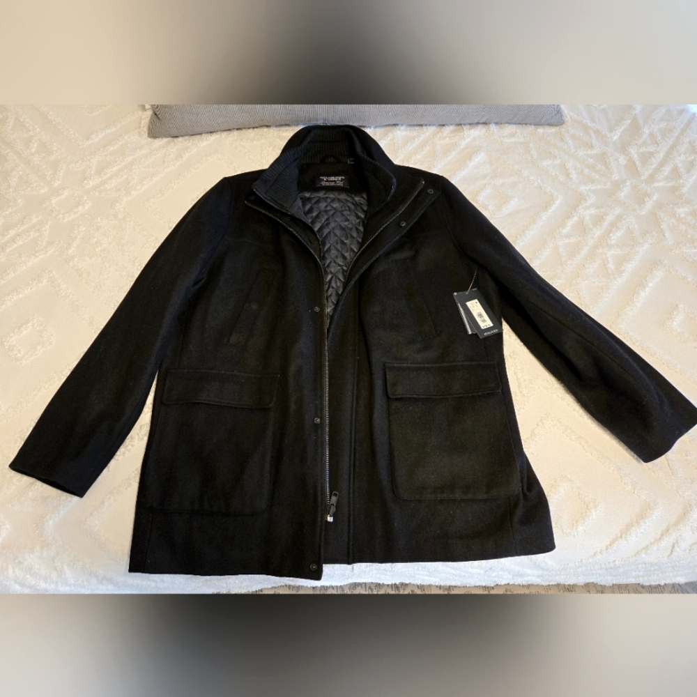 Mens Roundtree & Yourke Wool Coat